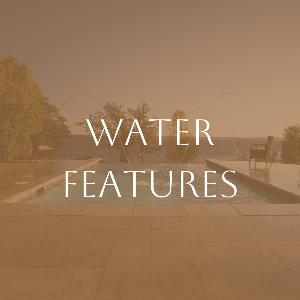 Water features, potter's nurseries, st.lawrence pools, landscaping